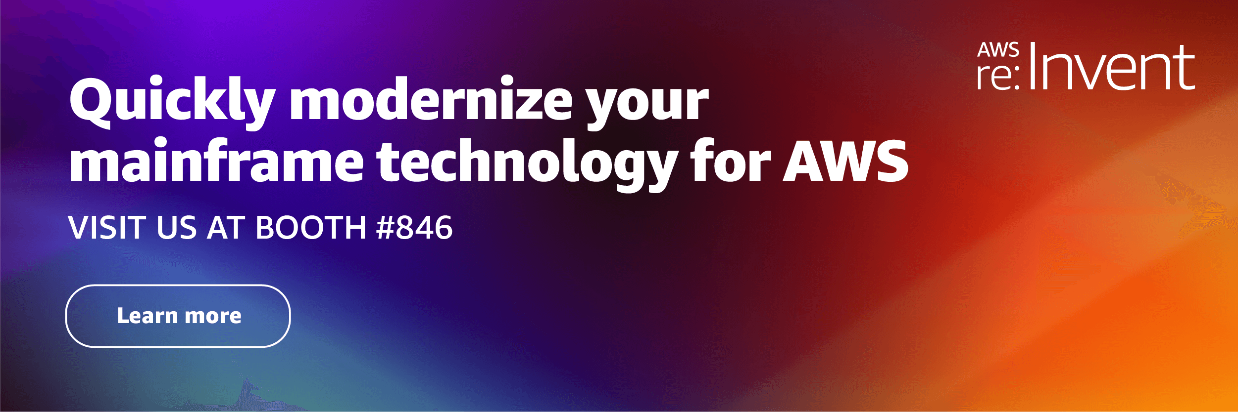 TSRI will be at AWS re:Invent! Come say Hi and let's talk about your Mainframe Modernization Journey!