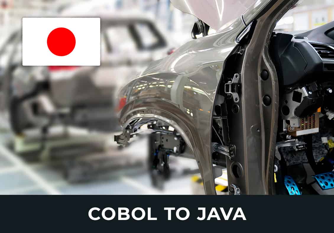 COBOL to Java - Comture Japanese Car Manufacturer | TSRI