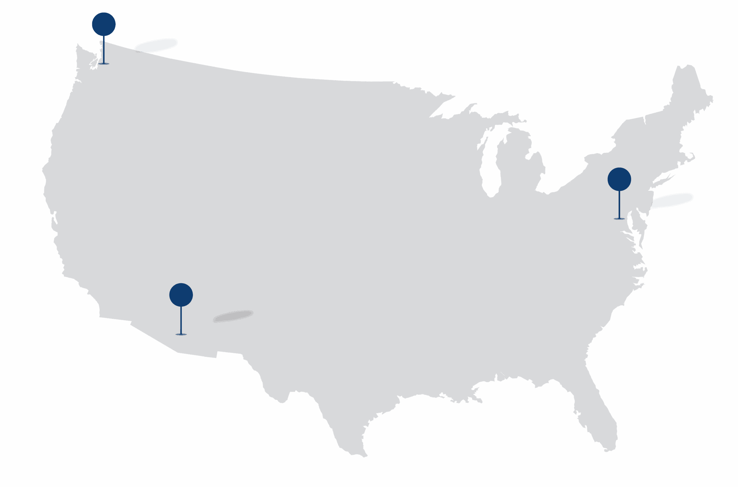 Map highlighting TSRI research centers across the United States.