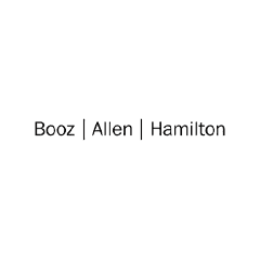 Booz Allen Hamilton corporate logo for consulting and technology services.