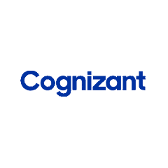 Cognizant corporate logo on a white background, representing technology and innovation.