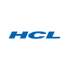 HCL Technologies corporate logo on a light background.