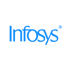 TSRI and Infosys partnership logo for biotech and research innovation.
