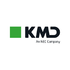 KMD logo featuring green square and black text, representing TSRI's branding.