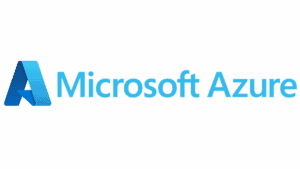Azure cloud computing platform logo, emphasizing Microsoft Azure services and infrastructure.