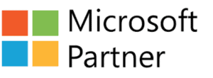Microsoft Partner logo featuring four colored squares, representing collaboration with TSRI.