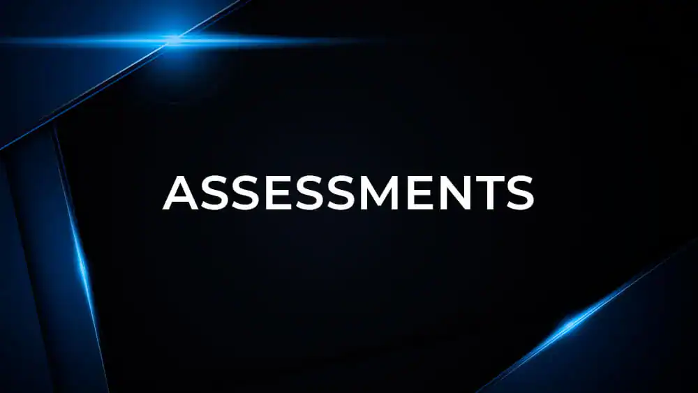 Assessment process for biomedical research and drug discovery.
