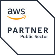 AWS Partner Public Sector logo emphasizing collaboration with The Scripps Research Institute.