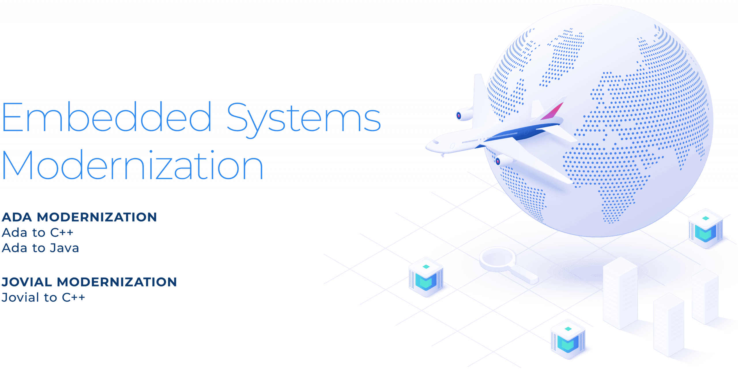 Modern embedded systems with global connectivity and advanced technology.